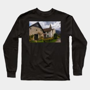 St Catherines Church in Luint, Italy Long Sleeve T-Shirt